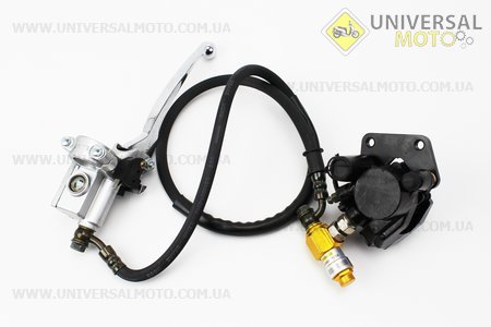 Тормозная система в сборе (суппорт одно поршневой, крепление для R2) +ABS