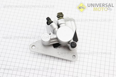 Тормозной суппорт передней системы (однопоршневой) с колодками "полумесяц". Китай (Скутер Viper Race / UM3140-V90)