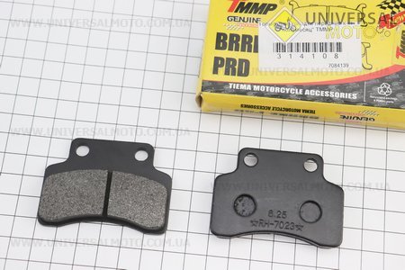 Гальмівні колодки (дискові) "півмісяць" Viper - RACE / FKEEWAY- Focus 50 / KYMCO Heroism-125 / Matrix-125 / CPI- Argon 50, комплект 2шт. TMMP (Запчастини на Viper Race / UM3141-V08)