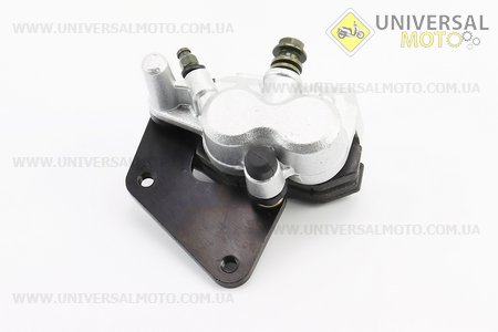 Гальмівний супорт передньої системи (двопоршневий) з колодками. Китай (Запчастини на Viper Race / UM3141-V56)
