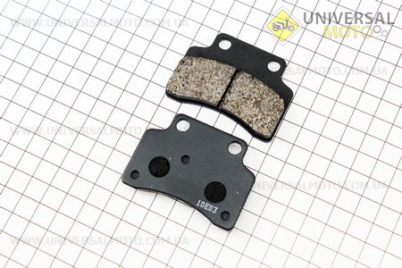 Тормозные колодки передние к-кт "полумесяц" (Тайвань)