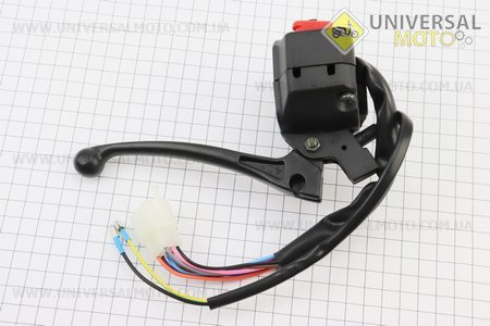 Блок кнопок на кермі лівий з важелем (фішка тато), тип 2. Китай (Запчастини на Viper Race / UM3143-V89)