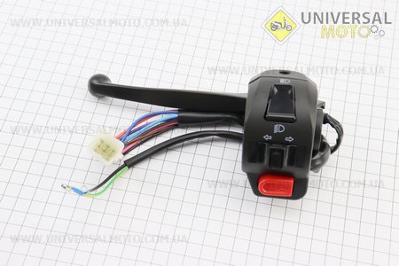 Блок кнопок на кермі лівий з важелем (фішка тато), тип 2. Китай (Запчастини на Viper Race / UM3143-V89)