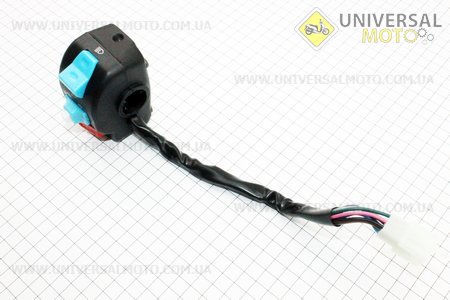 Блок кнопок на руле левый (без рычага). Китай (Скутер Viper Wind / UM3150-V09)