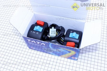 Блок кнопок на кермі правий під дискові гальма. Китай (Запчастини на скутер Viper Wind / UM3150-V10)