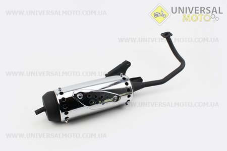 Глушник в зборі. Китай (Запчастини на скутер Viper Wind / UM3150-V15)