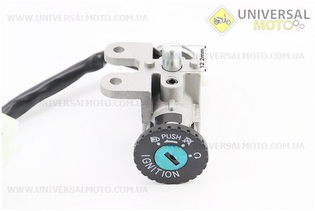 Замки комплект (запалювання, сидіння, кришка баку кругла). Китай (Запчастини на скутер Viper Wind / UM3150-V23)