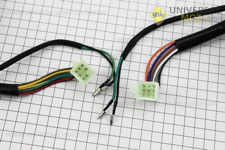 Блок кнопок на кермі лівий + правий комплект з важелями. Китай (Запчастини на скутер Viper Wind / UM3151-V08)