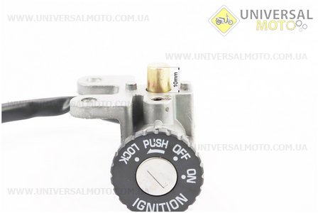 Замки комплект (запалювання, сидіння, кришка баку кругла). EURORUN (Запчастини на скутер Viper Wind / UM3151-V58)