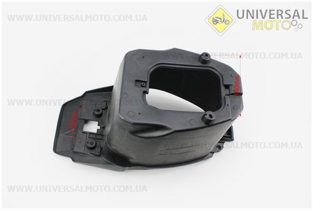 пластик - багажник основной под сиденьем "УНИТАЗ" (высокий), Тип №2. Китай (Скутер Viper WIND / UM3152-V27)