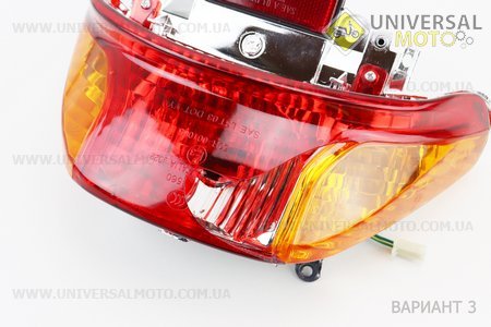 УЦІНКА, Ліхтар задній "стара модель" (тріщини). Китай (Запчастини на скутер Viper Wind / UM3152-V83)