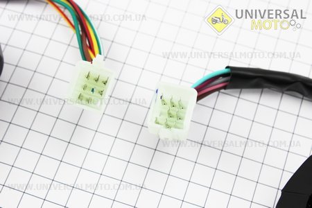 Блок кнопок на кермі лівий + правий комплект. Китай (Запчастини на скутер Viper Grand Prix / UM3160-V53)