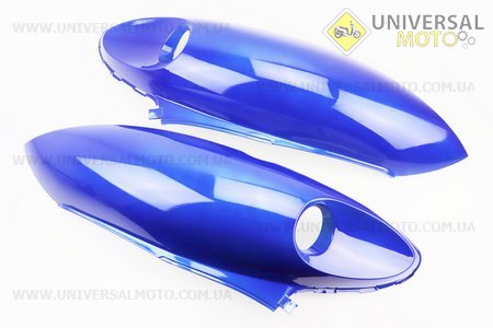 Пластик - задній бічній правий, лівий комплект 2шт СИНІЙ. Китай (Запчастини на скутер Viper Grand Prix / UM3160-V79)