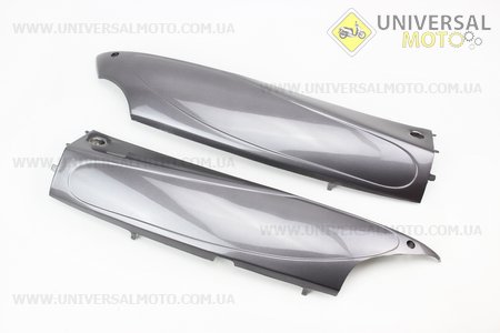 пластик - нижний боковой левый, правый комплект 2 штуки, серый. Китай (Скутер Viper Grand Prix / UM3161-V00)