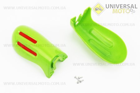 Пластик - захист для рук лівий, правий комплект 2шт, ЗЕЛЕНИЙ. Китай (Запчастини на скутер Viper Grand Prix / UM3161-V44)