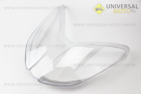 Пластик - "скло" фари передньої. Китай (Запчастини на скутер Viper Storm / UM3170-V89)