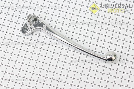 Рычаг тормозной левый (хром) (под барабан. тормоз). Китай (Скутер Viper Storm / UM3170-V96)