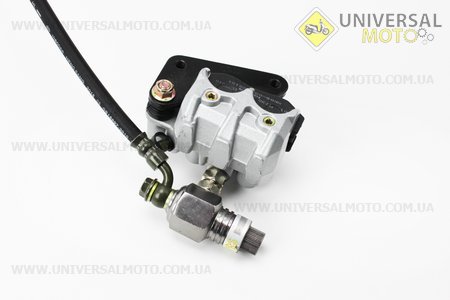 Гальмівна система передня в зборі (двохпоршнева)+ABS, тип1. Китай (Запчастини на скутер Viper Storm / UM3171-V09)