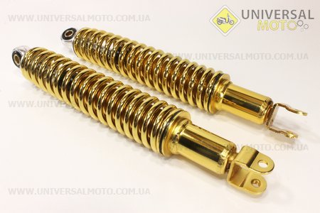 Амортизатор задний 330мм "мягкий" комплект 2 штуки (цвет - золотистый). NAIDITE (Скутер Viper Storm / UM3171-V38)