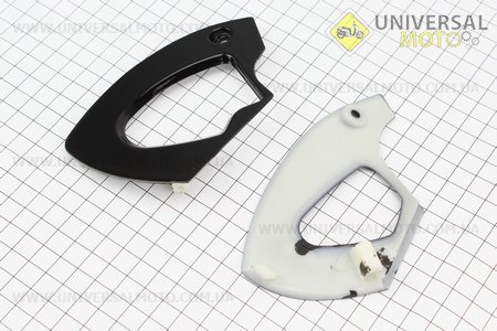 пластик - вставки боковые пластика руля переднего комплект Storm New, Черный . Китай (Скутер Viper Storm / UM3171-V55)