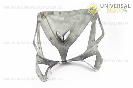 Пластик - передній верхній (де фара) STORM 2013, ЧОРНИЙ. Китай (Запчастини на скутер Viper Storm / UM3171-V58)