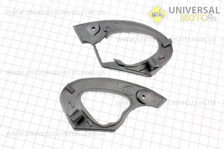 Пластик - вставки бічні пластика керма переднього комплект. Китай (Запчастини на скутер Viper Storm / UM3172-V16)