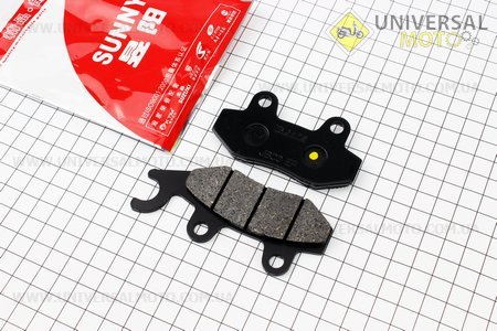 Тормозные колодки дисковые с ухом задние к-т(2 штуки.). SUNNY (Скутер 125-150см3 / UM3172-V31)