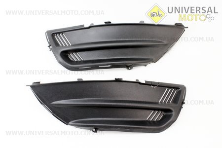 Пластик - вставки бічні пластика заднього бокового комплект 2шт. Китай (Запчастини на скутер Viper Storm / UM3172-V41)