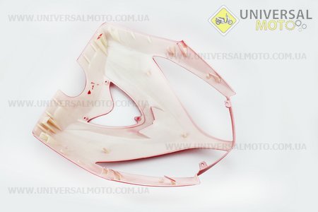 Пластик - передній верхній (де фара) Storm New, ЧЕРВОНИЙ. Китай (Запчастини на скутер Viper Storm / UM3172-V65)