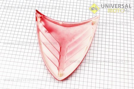 Пластик - вставка пластика переднього верхнього "дзьоб" Storm New, ЧЕРВОНИЙ. Китай (Запчастини на скутер Viper Storm / UM3173-V99)