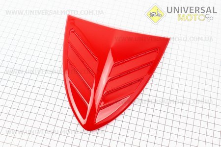 Пластик - вставка пластика переднього верхнього "дзьоб" Storm New, ЧЕРВОНИЙ. Китай (Запчастини на скутер Viper Storm / UM3173-V99)