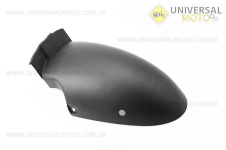 Пластик - крило переднє (задня частина), матовий ЧОРНИЙ. Китай (Запчастини на скутер Viper Storm / UM3174-V11)