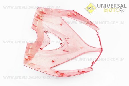 УЦІНКА STORM пластик - передній верхній (де фара) Storm New, ЧЕРВОНИЙ (тріщина). Китай (Запчастини на скутер Viper Storm / UM3175-V40)