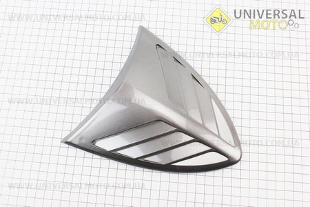 Пластик - вставка пластика переднього верхнього "дзьоб" Storm New, СІРИЙ. Китай (Запчастини на скутер Viper Storm / UM3175-V41)