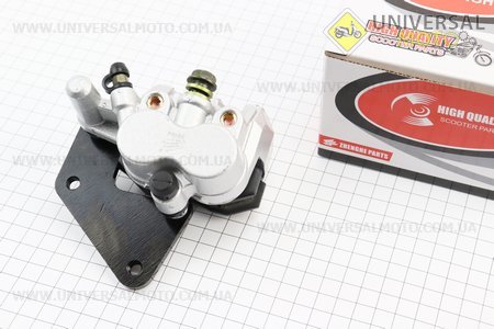 Гальмівний супорт передньої системи (двопоршневий), кріплення НЕ для Storm. ZHENGHE (Запчастини на скутер Viper Storm / UM3175-V66)