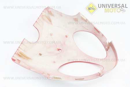 УЦІНКА STORM пластик - передній верхній (де фара) Fotong - Corvette, СІРИЙ-ЧЕРВОНИЙ (подряпини). Китай (Запчастини на скутер Viper Storm / UM3175-V68)