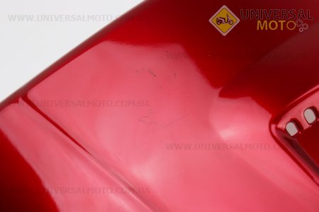 УЦІНКА STORM пластик - передній верхній (де фара), ЧЕРВОНИЙ (незначний дефект покарськи, див. фото). Китай (Запчастини на скутер Viper Storm / UM3175-V80)
