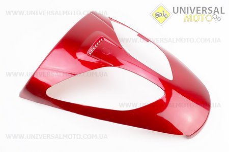 УЦІНКА STORM пластик - передній верхній (де фара), ЧЕРВОНИЙ (незначний дефект покарськи, див. фото). Китай (Запчастини на скутер Viper Storm / UM3175-V80)