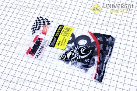 Сальник двигуна 70см.куб. комплект 5шт (18,9*30*5;13,7*24*5;11,6*24*10;17*29*5;12*21*4). TMMP (Запчастини для мопеда Дельта / UM3180-V15)