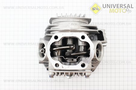Головка циліндра з клапанами+розподільний вал+кришки в зборі 110см.куб. (52,4мм). Китай (Запчастини для мопеда Дельта / UM3180-V28)