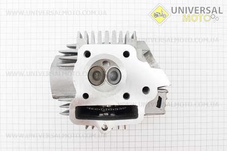 Головка циліндра з клапанами+розподільний вал+кришки в зборі 110см.куб. (52,4мм). Китай (Запчастини для мопеда Дельта / UM3180-V28)