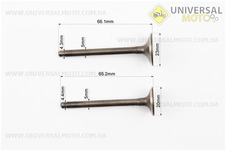 Клапан впускной, выпускной комплект 70см3 . TATA (Мопед Viper Delta / UM3180-V82)