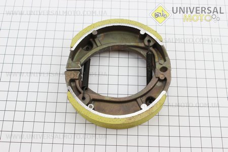 Гальмівні колодки задні комплект, 105мм (пружини під кутом). Китай (Запчастини для мопеда Дельта / UM3180-V89)