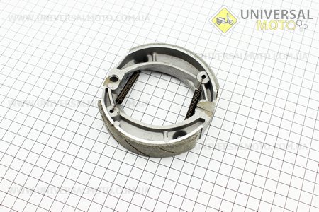 Гальмівні колодки задні комплект, 105мм (пружини під кутом). TATA (Запчастини для мопеда Дельта / UM3180-V90)