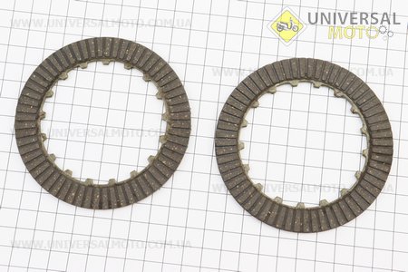 Диск зчеплення фрикційний комплект 2 шт DELTA. TMMP (Запчастини для мопеда Дельта / UM3181-V82)