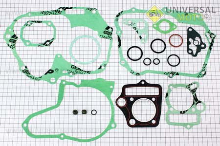 Прокладки двигуна JH-70см.куб.-47мм, комплект 19 деталей. TMMP (Запчастини для мопеда Дельта / UM3183-V08)