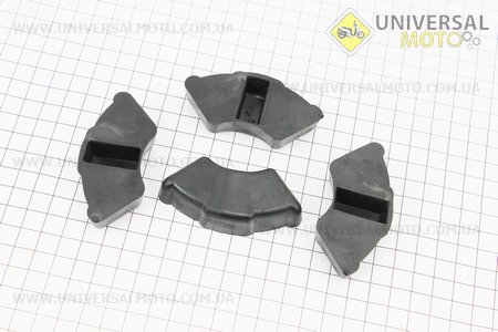 Демпферна гумка заднього литого колеса (комплект 4шт). Китай (Запчастини для мопеда Дельта / UM3183-V69)