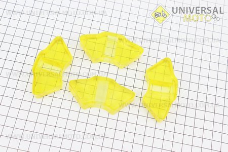 Демпферна гумка заднього колеса (комплект 4шт) "СІЛІКОН". TMMP (Запчастини для мопеда Дельта / UM3184-V07)