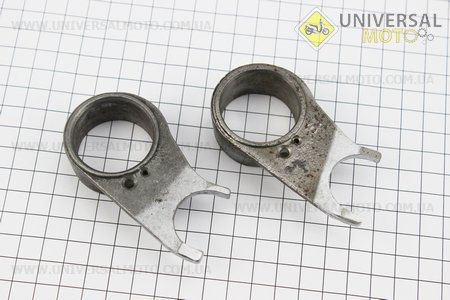 Вилка перемикання передач комплект 2шт. Китай (Запчастини для мопеда Дельта / UM3184-V21)