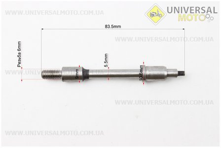 Вал насосу масляного. Китай (Запчастини для мопеда Дельта / UM3185-V09)